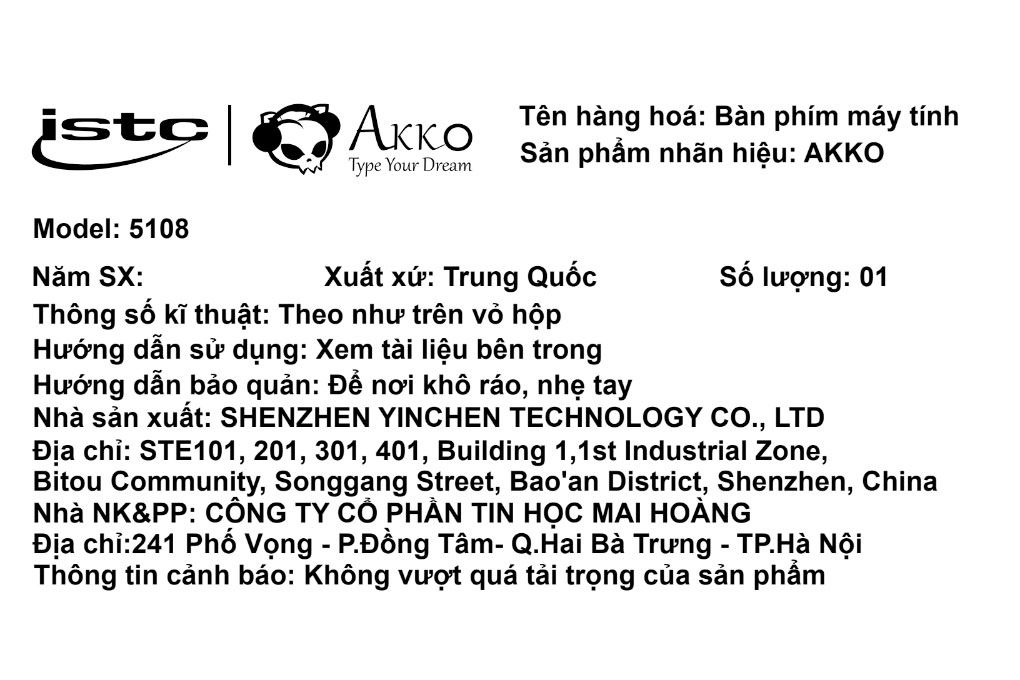 Bàn Phím Cơ Bluetooth Akko 5108 SE Joy of Life Piano Pro Màu Xám