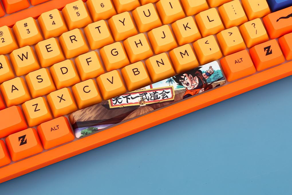 Bàn Phím Cơ Không Dây Akko 3108 RF Dragon Ball Z Cream Blue - 10