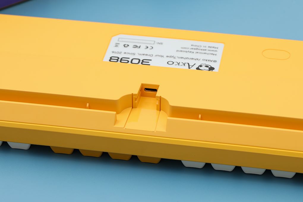 Bàn phím Cơ Có Dây Akko 3098S Los Angeles V3 Creamy Yellow Pro Màu vàng