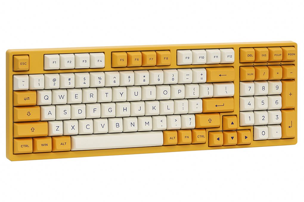 Bàn phím Cơ Có Dây Akko 3098S Los Angeles V3 Creamy Yellow Pro Màu vàng