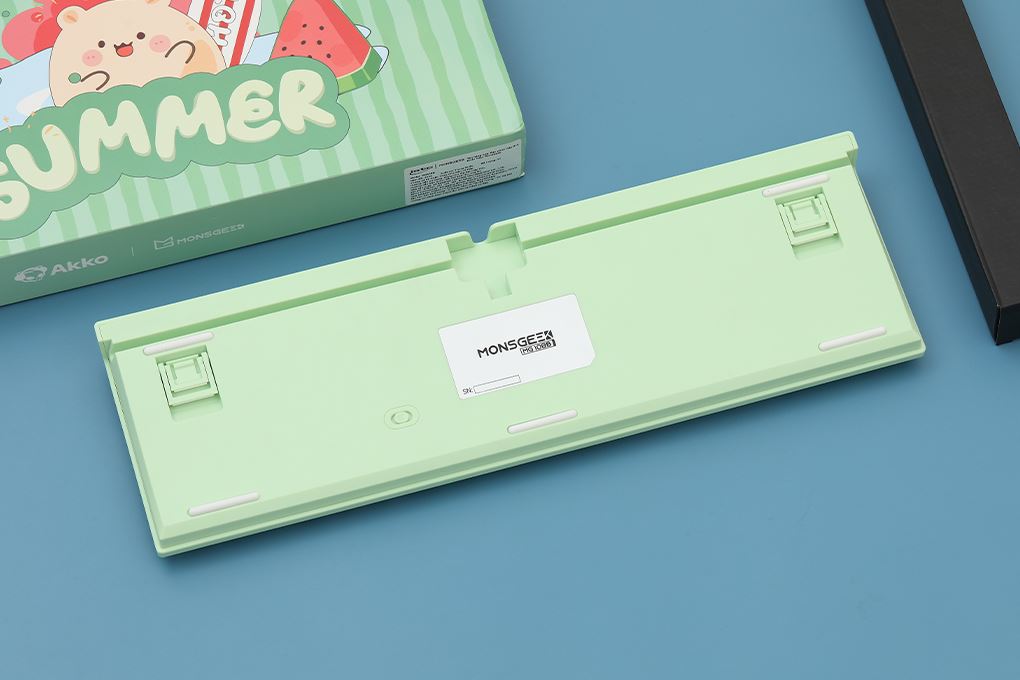 Bàn Phím Cơ Bluetooth MonsGeek MG108B Watermelon Akko Piano Pro Màu Xanh lá nhạt