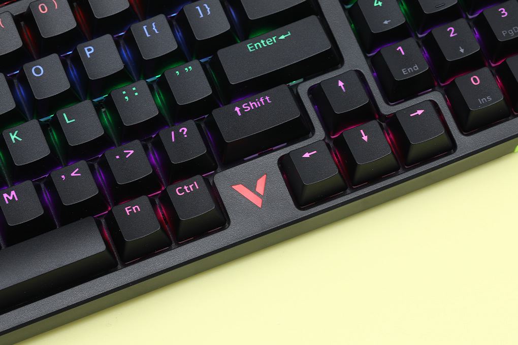 Bàn Phím Cơ Có Dây Rapoo V500 Pro 98 Màu Đen