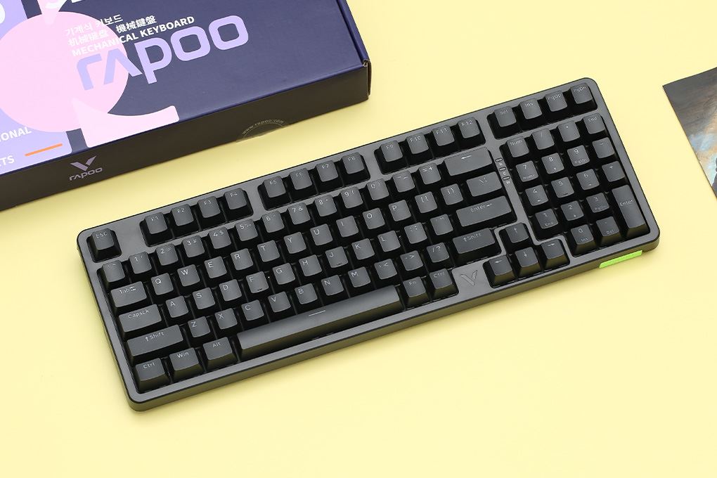 Bàn Phím Cơ Có Dây Rapoo V500 Pro 98 Màu Đen