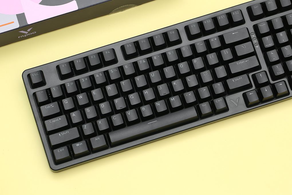 Bàn Phím Cơ Có Dây Rapoo V500 Pro 98 Màu Đen