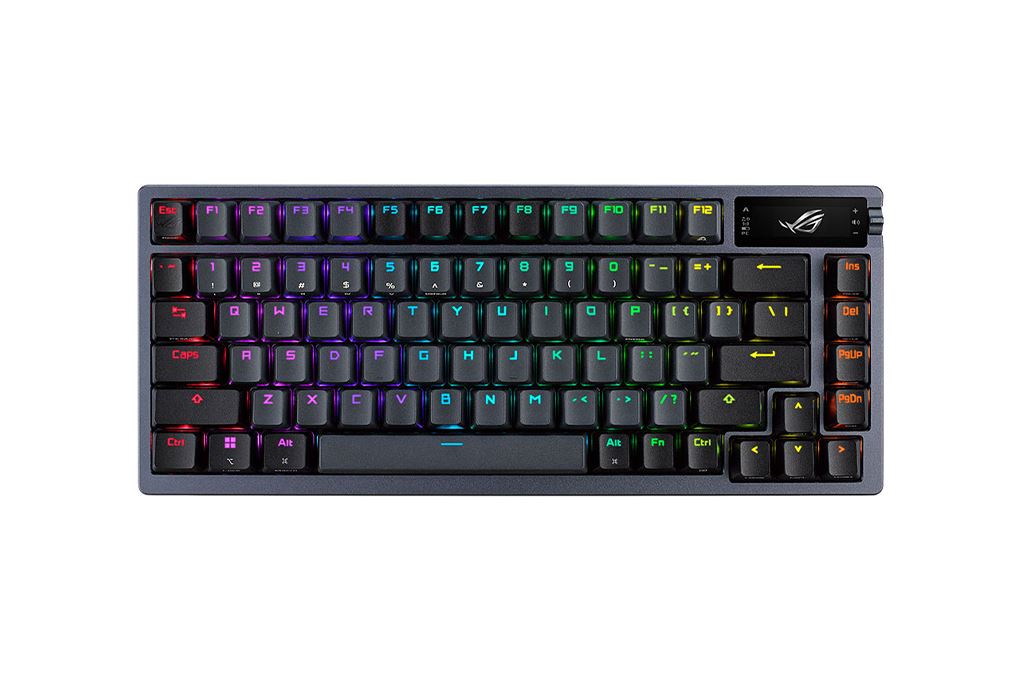 Bàn Phím Cơ Bluetooth Asus ROG Azoth Wireless Mechanical Gaming Snow Màu Đen