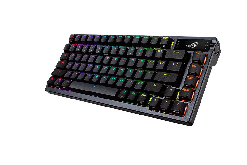 Bàn Phím Cơ Bluetooth Asus ROG Azoth Wireless Mechanical Gaming Snow Màu Đen