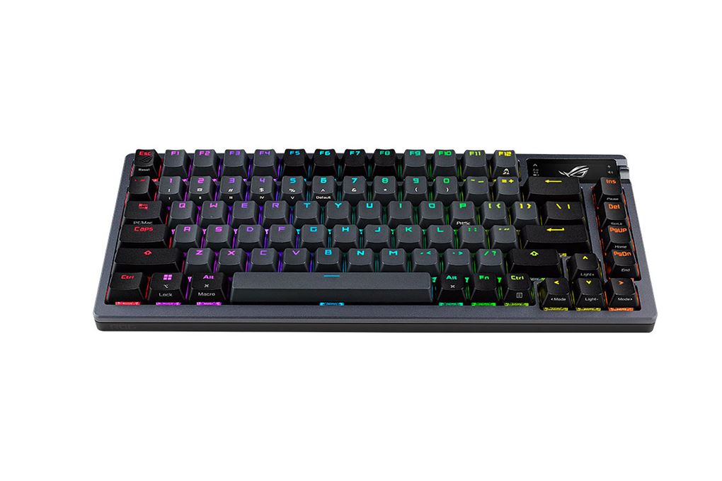 Bàn Phím Cơ Bluetooth Asus ROG Azoth Wireless Mechanical Gaming Snow Màu Đen