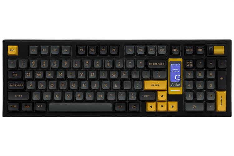 Bàn Phím Cơ Bluetooth Akko 5098B Black&Gold V3 Piano Pro Màu Đen