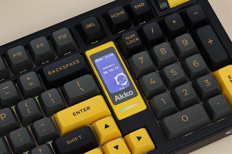 Bàn Phím Cơ Bluetooth Akko 5098B Black&Gold V3 Piano Pro Màu Đen