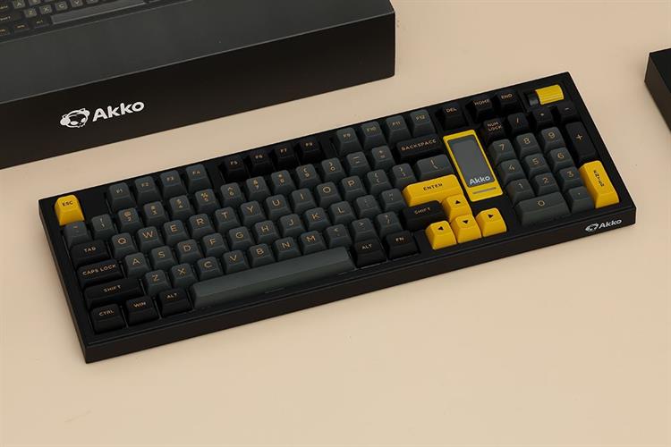 Bàn Phím Cơ Bluetooth Akko 5098B Black&Gold V3 Piano Pro Màu Đen