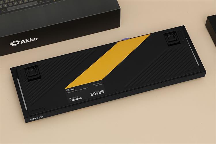 Bàn Phím Cơ Bluetooth Akko 5098B Black&Gold V3 Piano Pro Màu Đen