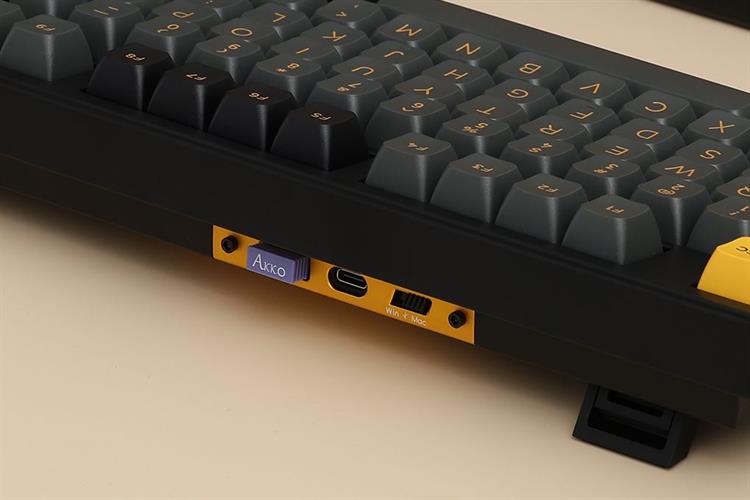 Bàn Phím Cơ Bluetooth Akko 5098B Black&Gold V3 Piano Pro Màu Đen