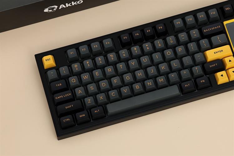 Bàn Phím Cơ Bluetooth Akko 5098B Black&Gold V3 Piano Pro Màu Đen