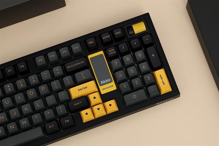 Bàn Phím Cơ Bluetooth Akko 5098B Black&Gold V3 Piano Pro Màu Đen