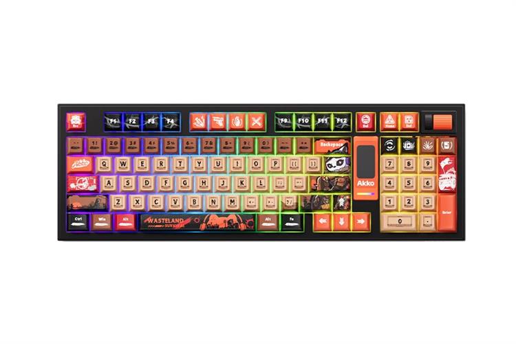 Bàn Phím Cơ Bluetooth Akko 5098B Wasteland Survival V3 Piano Pro Màu Đen