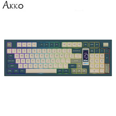 Bàn Phím Cơ Bluetooth Akko 5098B Green Ink Ice Cream Pink