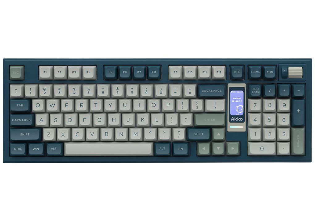 Bàn Phím Cơ Bluetooth Akko 5098B Green Ink Ice Cream Pink