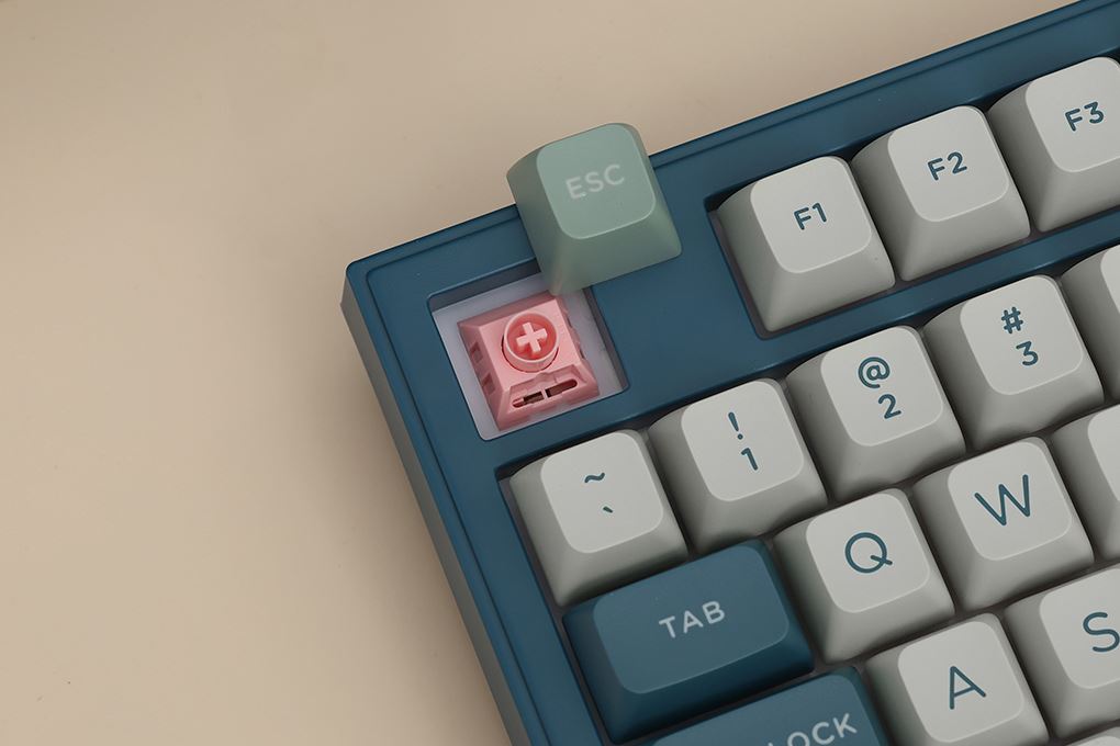 Bàn Phím Cơ Bluetooth Akko 5098B Green Ink Ice Cream Pink - 11