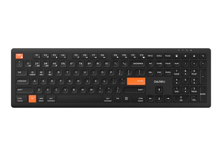 Bàn Phím Bluetooth Dareu LK150D Màu Đen