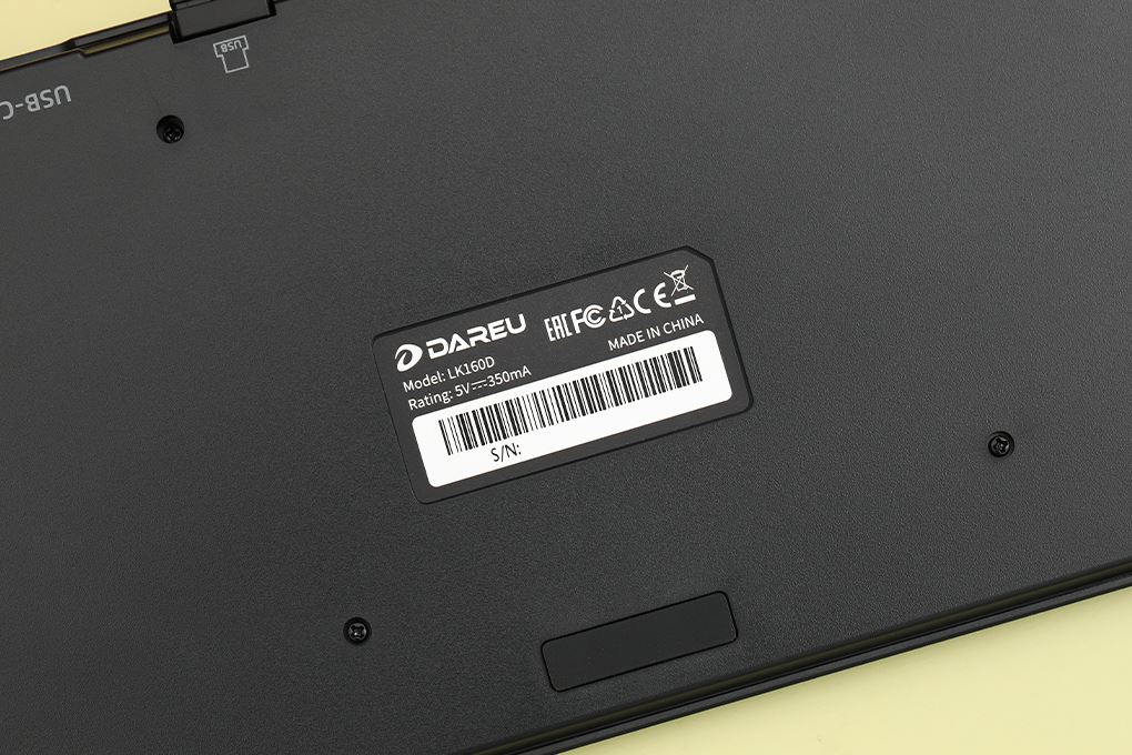 Bàn Phím Bluetooth Dareu LK160D Màu Đen