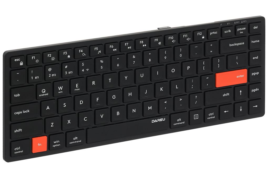 Bàn Phím Bluetooth Dareu LK160D Màu Đen