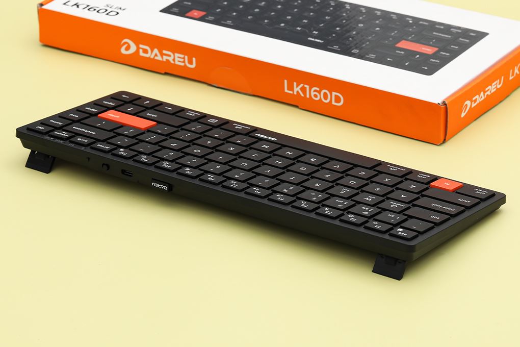 Bàn Phím Bluetooth Dareu LK160D Màu Đen