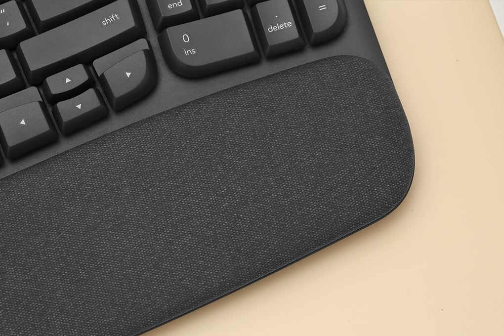Bàn Phím Bluetooth Logitech Wave Keys Ergonomic Màu Đen