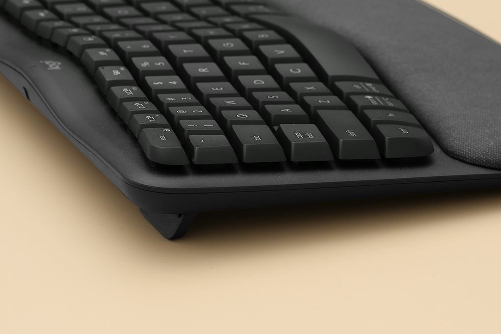 Bàn Phím Bluetooth Logitech Wave Keys Ergonomic Màu Đen