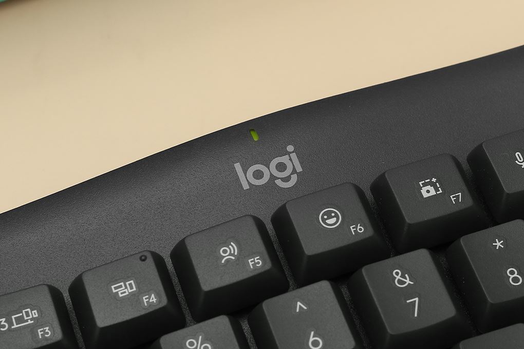 Bàn Phím Bluetooth Logitech Wave Keys Ergonomic Màu Đen