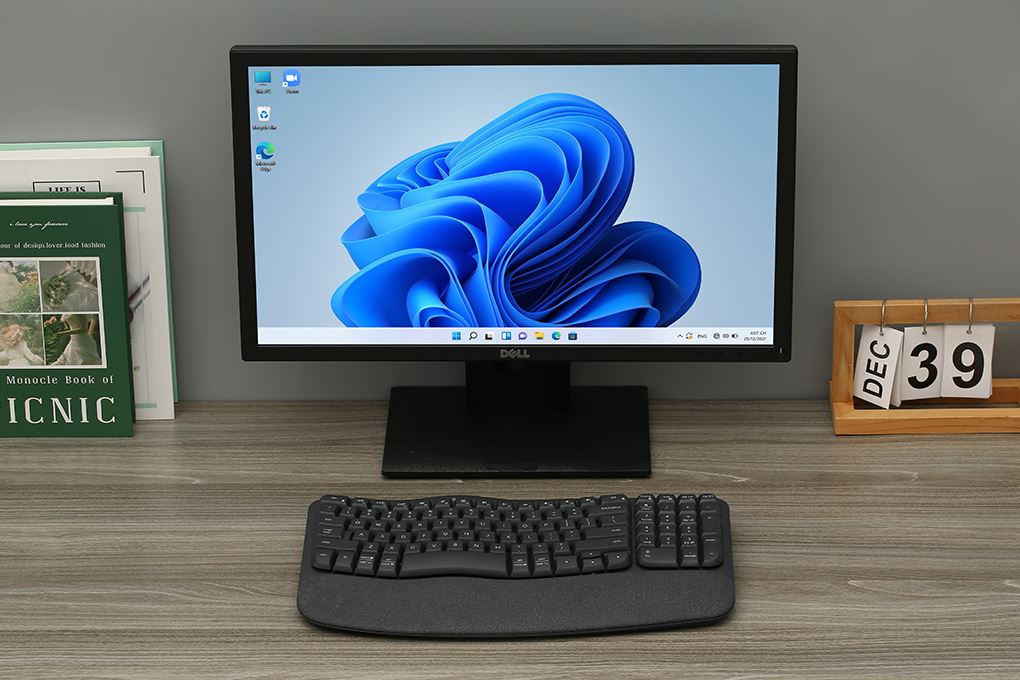 Bàn Phím Bluetooth Logitech Wave Keys Ergonomic Màu Đen