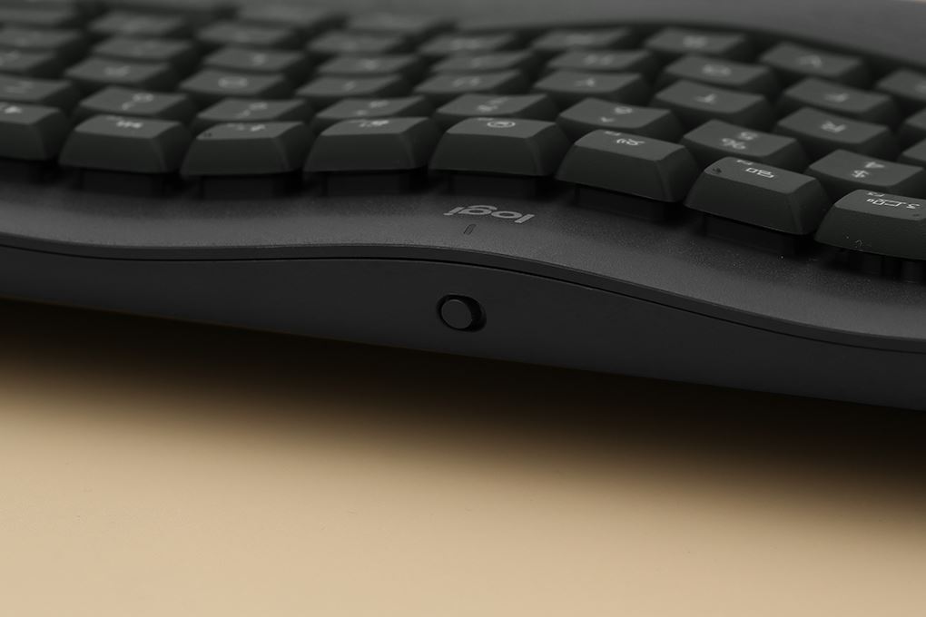 Bàn Phím Bluetooth Logitech Wave Keys Ergonomic Màu Đen