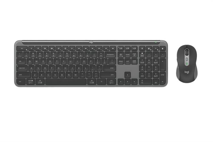 Bộ Bàn Phím Chuột Bluetooth Logitech Signature Slim MK950 Màu Đen