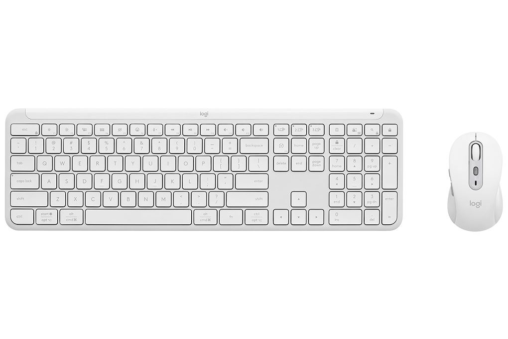 Bộ Bàn Phím Chuột Bluetooth Logitech Signature Slim MK950 Màu Trắng