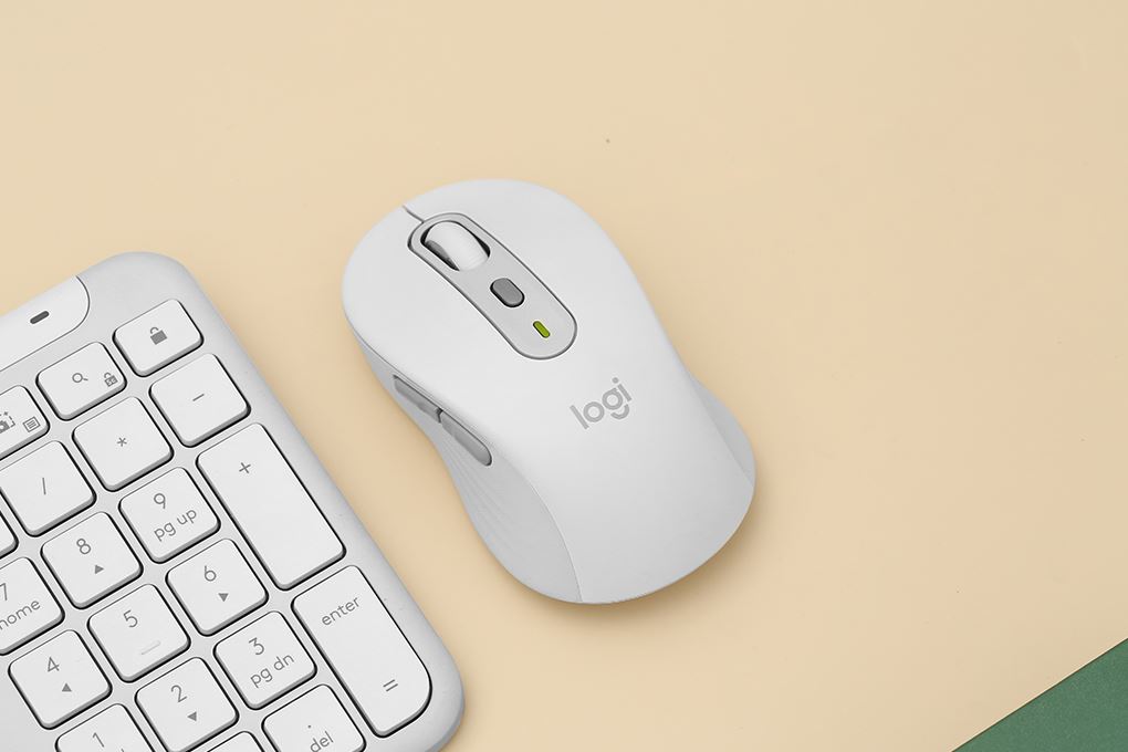 Bộ Bàn Phím Chuột Bluetooth Logitech Signature Slim MK950 Màu Trắng