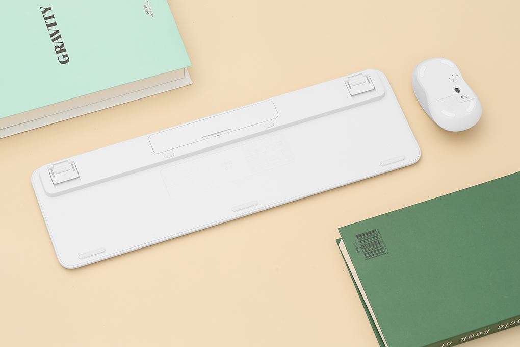 Bộ Bàn Phím Chuột Bluetooth Logitech Signature Slim MK950 Màu Trắng