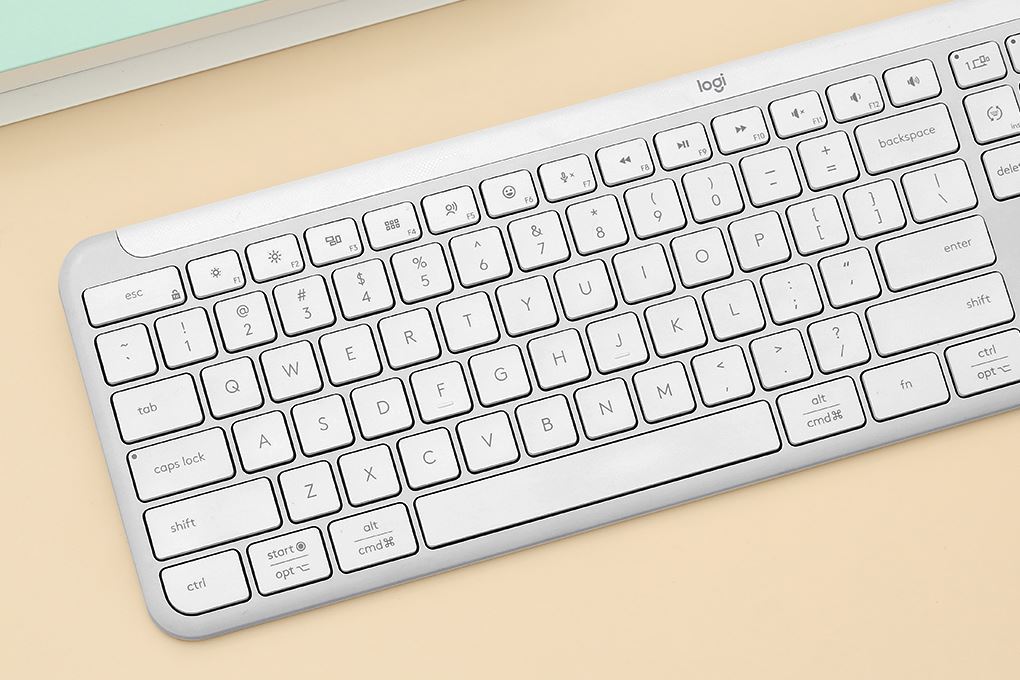 Bộ Bàn Phím Chuột Bluetooth Logitech Signature Slim MK950 Màu Trắng