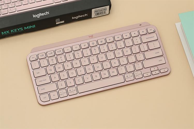Bàn Phím Bluetooth Logitech MX Keys Mini Màu Hồng