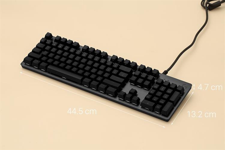 Bàn Phím Cơ Có Dây Logitech G512 Carbon Mechanical Màu Đen