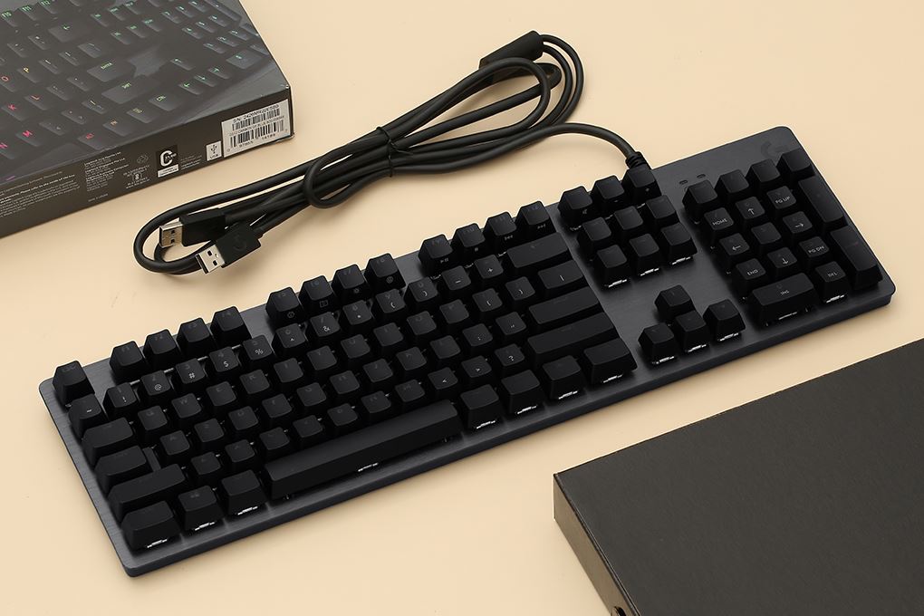 Bàn Phím Cơ Có Dây Logitech G512 Carbon Mechanical Màu Đen