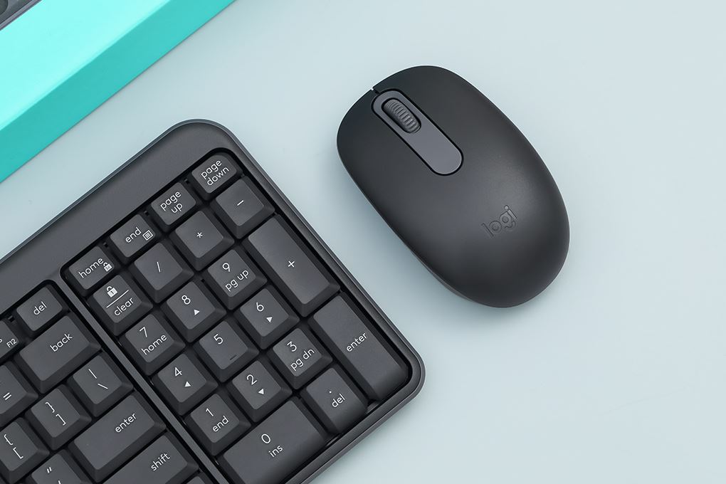 Bộ Bàn Phím Chuột Bluetooth Logitech MK250 Màu Đen