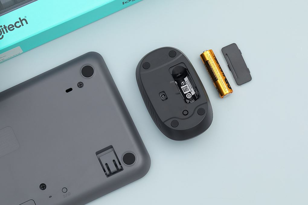 Bộ Bàn Phím Chuột Bluetooth Logitech MK250 Màu Đen