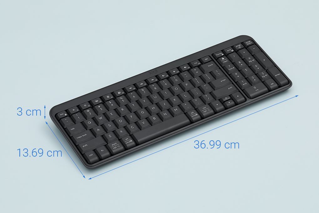 Bộ Bàn Phím Chuột Bluetooth Logitech MK250 Màu Đen