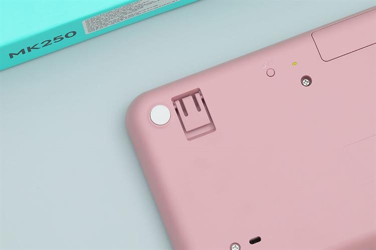 Bộ Bàn Phím Chuột Bluetooth Logitech MK250 Màu Hồng