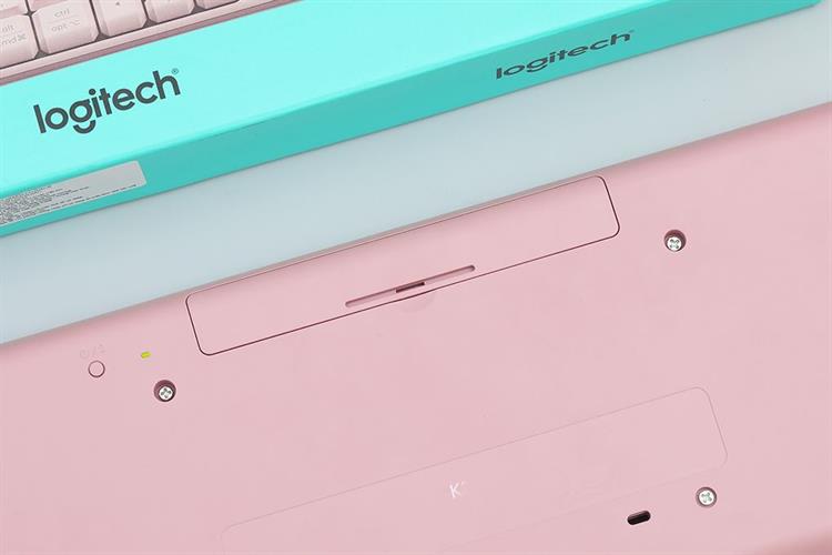 Bộ Bàn Phím Chuột Bluetooth Logitech MK250 Màu Hồng