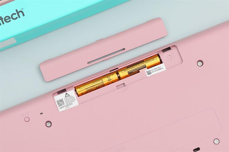 Bộ Bàn Phím Chuột Bluetooth Logitech MK250 Màu Hồng