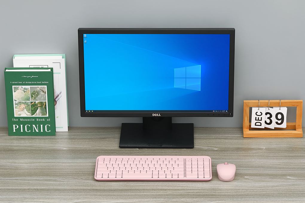 Bộ Bàn Phím Chuột Bluetooth Logitech MK250 Màu Hồng