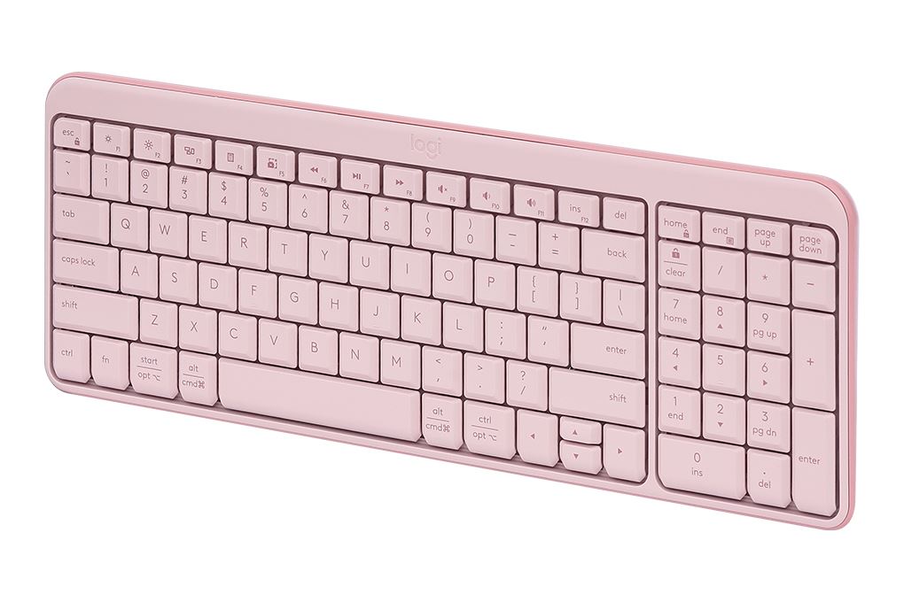 Bộ Bàn Phím Chuột Bluetooth Logitech MK250 Màu Hồng