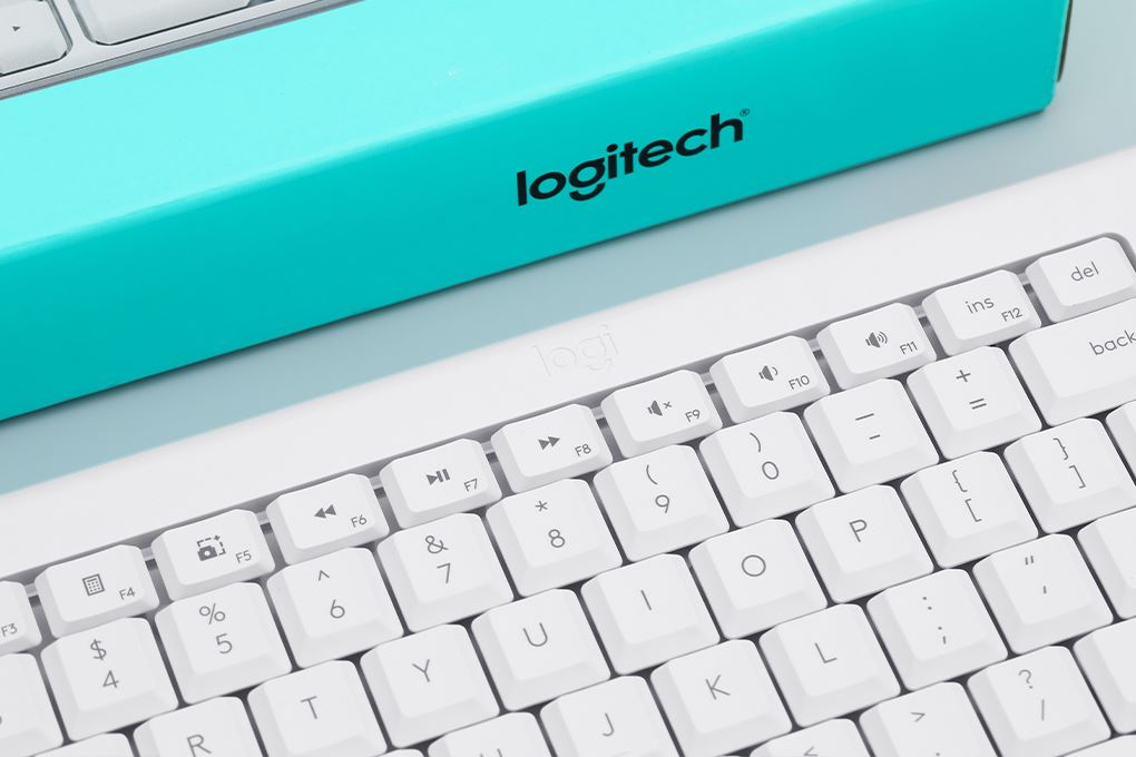 Bộ Bàn Phím Chuột Bluetooth Logitech MK250 Màu Trắng
