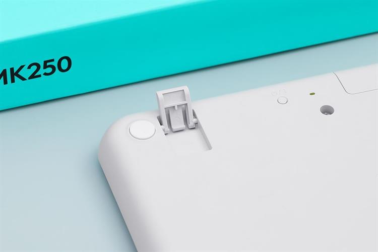 Bộ Bàn Phím Chuột Bluetooth Logitech MK250 Màu Trắng