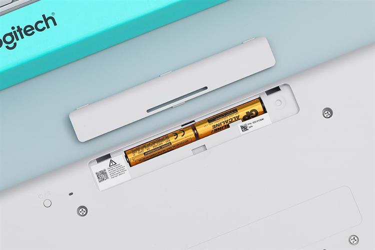 Bộ Bàn Phím Chuột Bluetooth Logitech MK250 Màu Trắng